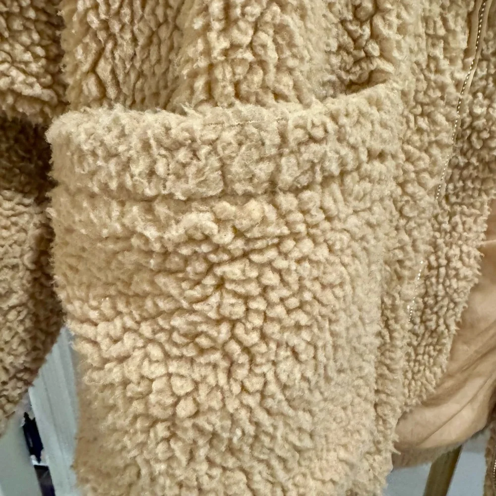 I.AM.GIA Teddy Jacket in Brown, Size Small
